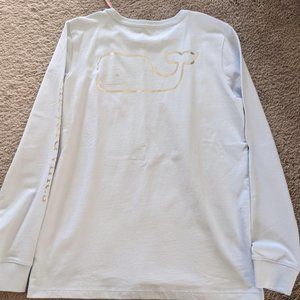 VV light blue classic whale ls top (L - 14)